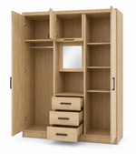 Modern 3-Door Wardrobe