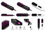 2-in-1 Hair Straightening Brush
